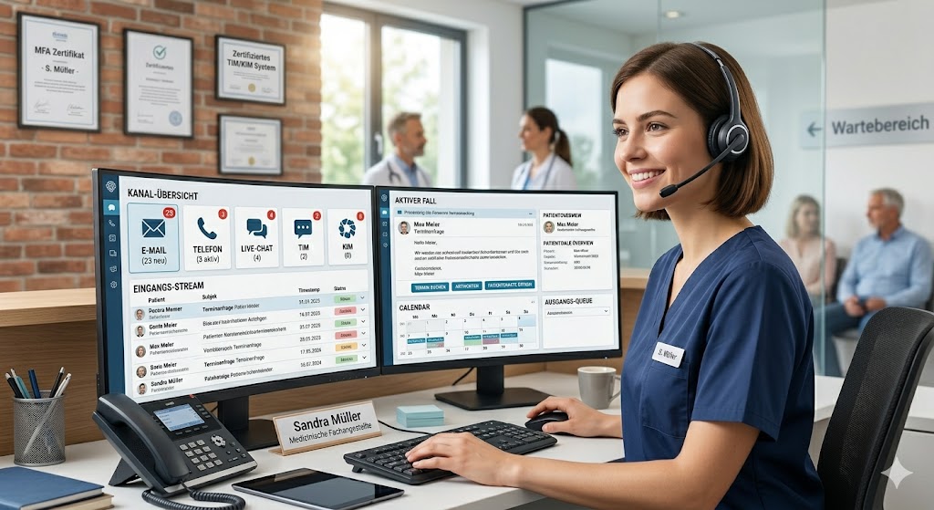 KI-Dashboard mit automatisierter Terminplanung und Abrechnung